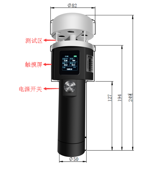 手持式一體化氣象站